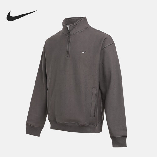 Nike/耐克正品2025冬季款男士日常半拉链宽松立领卫衣HV1095-289