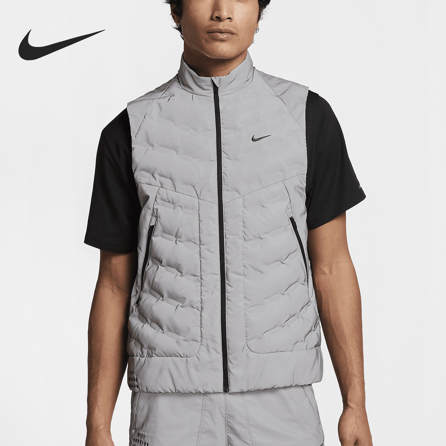 Nike/耐克官方正品男士运动保暖户外无袖马甲FZ1131-035