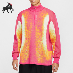 耐克正品 休闲热成像图案保暖毛衣HV1412 2025秋季 男士 645 款 Nike