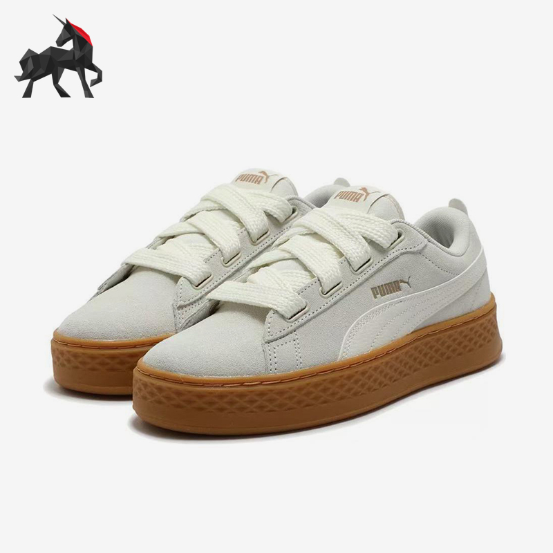 Puma/彪马正品新款女士简约系带防滑时尚经典复古板鞋404158-01