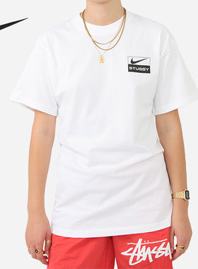 Nike/耐克官方正品新款男女背后印花涂鸦休闲短袖T恤CU9256-100