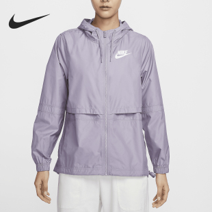 女士轻薄梭织连帽夹克外套AJ2983 Nike 新款 耐克官方正品 529 夏季