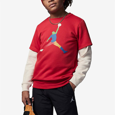 耐克正品大童假两件耐磨卫衣