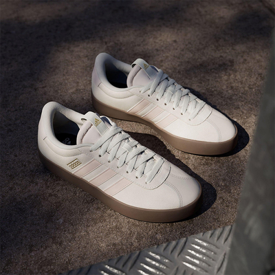 Adidas/阿迪达斯正品VL COURT 3.0女士运动三条纹休闲板鞋JR0954