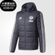 男子足球棉服连帽外套BS4370 春秋新款 Adidas 阿迪达斯正品