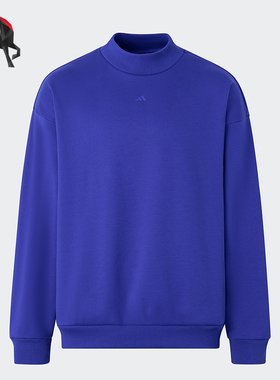 Adidas/阿迪达斯正品篮球加绒男女舒适运动圆领卫衣套头衫IX1963