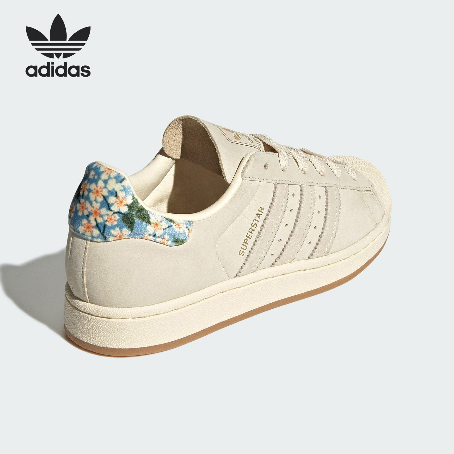 Adidas/阿迪达斯官方正品三叶草女士运动贝壳头休闲板鞋JR8865 - 实物图
