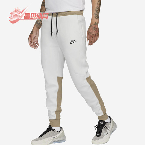 Nike/耐克正品Tech Fleece男士休闲针织拼接运动长裤FB8002-121