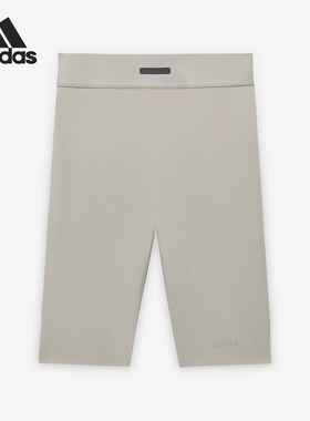 Adidas/阿迪达斯正品空新款芝麻米灰色休闲经典跑步紧身裤IW1482