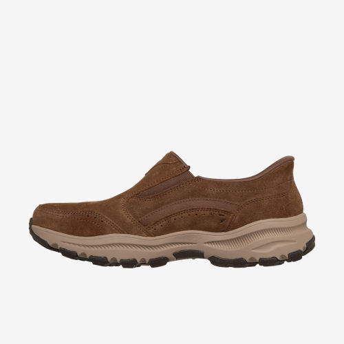 Skechers斯凯奇正品Slip-ins闪穿女舒适低帮徒步登山鞋180308-BRN