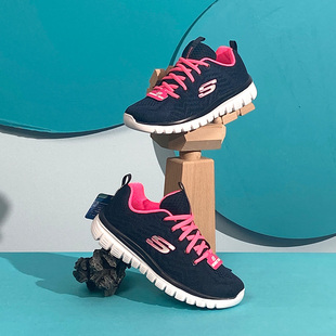 女子网面系带舒适运动休闲鞋 Skechers 新款 2020年冬季 斯凯奇正品