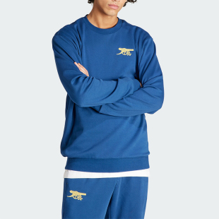 针织圆领套头卫衣IU2072 26夏男士 Adidas 阿迪达斯正品