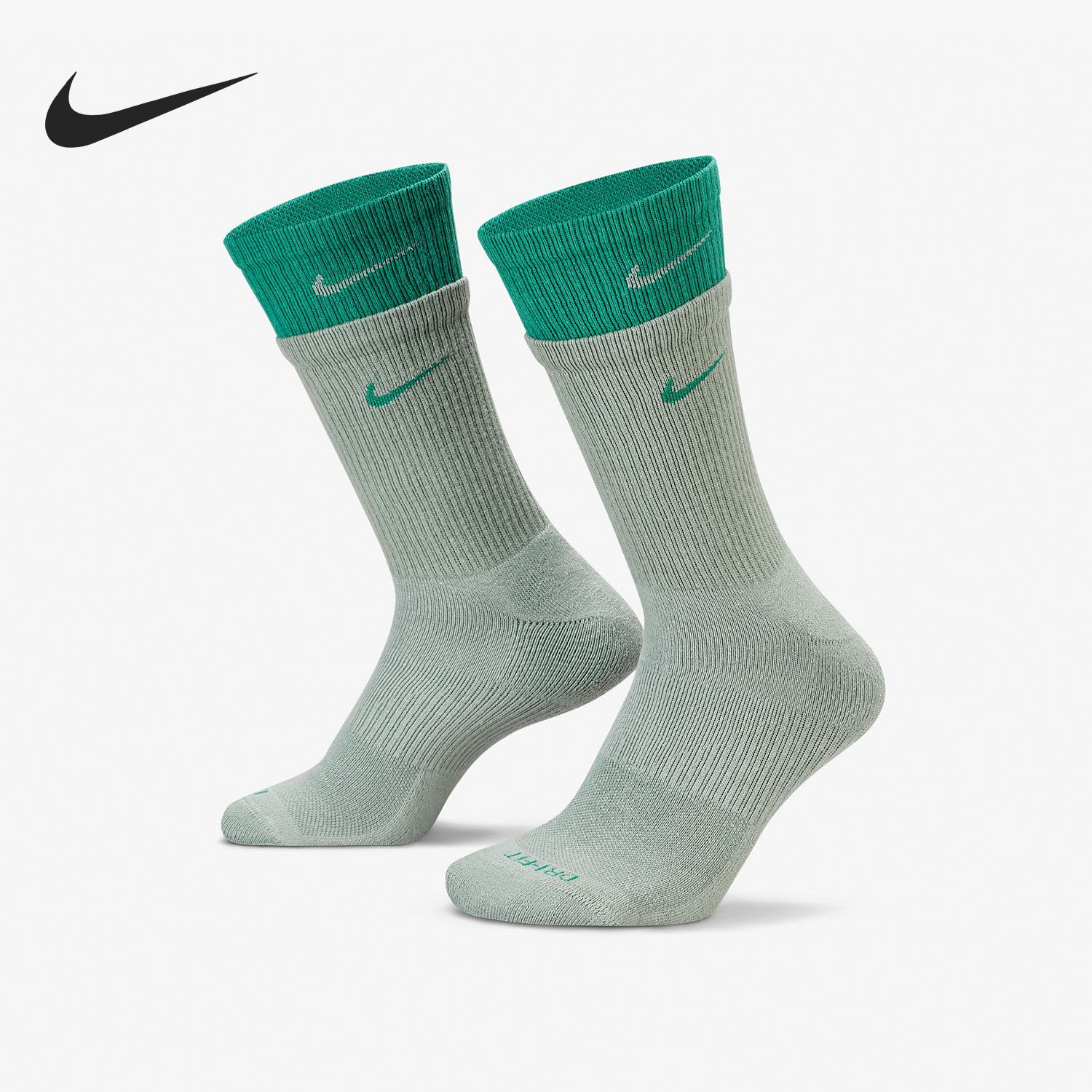 耐克正品拼接男女夏季训练运动袜