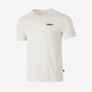 彪马官方正品 T恤691340 夏季 轻盈针织圆领套头短袖 男士 Puma