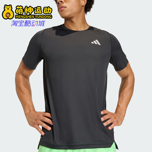 Adidas/阿迪达斯正品夏季男士休闲跑步运动短袖圆领短袖T恤JZ7761