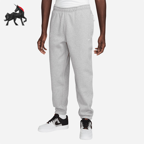 Nike/耐克正品Solo Swoosh男士中腰束脚运动长裤DX1364-063