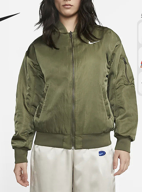 Nike/耐克正品春季新款女子运动双面穿夹棉外套DV7877-010