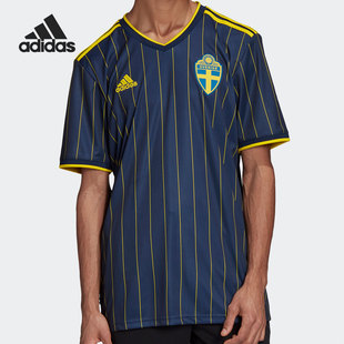 足球运动短袖 Adidas 阿迪达斯正品 男子夏季 FH7618 比赛球衣