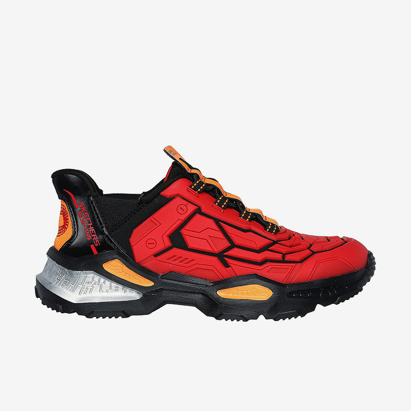 Skechers/斯凯奇正品春季新款男童舒适厚底轻便一脚蹬休闲鞋