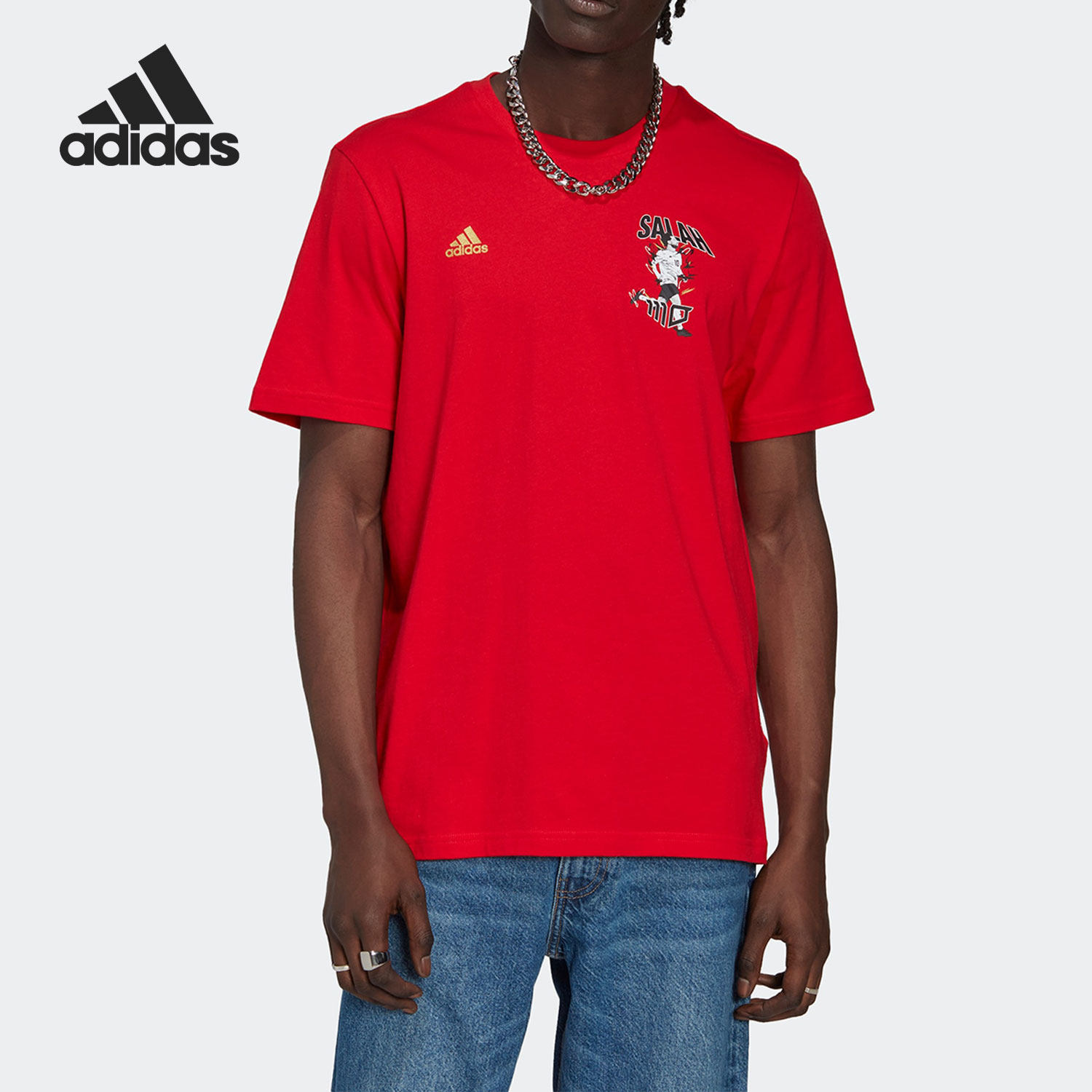 Adidas/阿迪达斯男子足球短袖