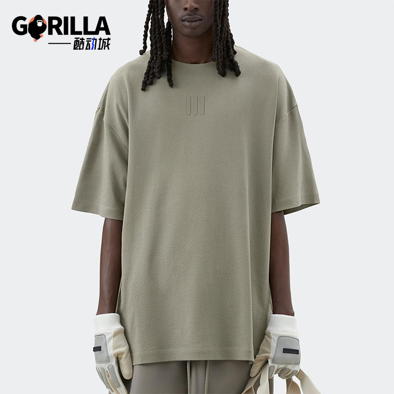 Adidas/阿迪达斯正品男女同款时尚简约透气休闲短袖T恤IM6091