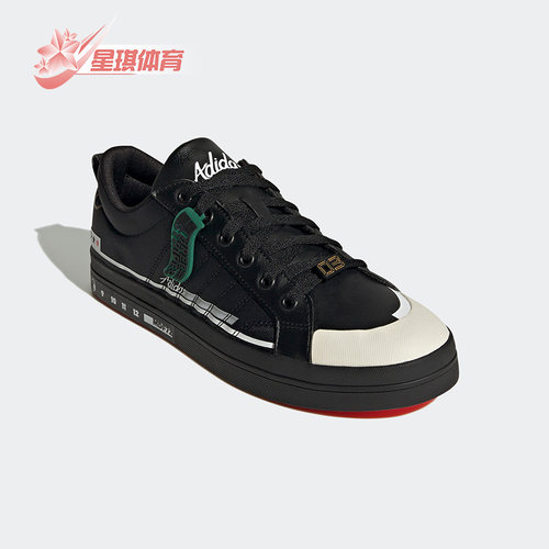 阿迪达斯男女休闲帆布鞋板鞋