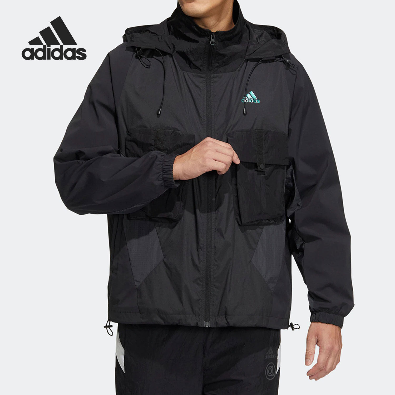 Adidas/阿迪达斯正品ST ENRGY WVJKT男子连帽夹克外套HR4443,运动服/休闲服装,运动茄克/外套,淘宝优惠券,粉丝福利购,淘宝优惠卷