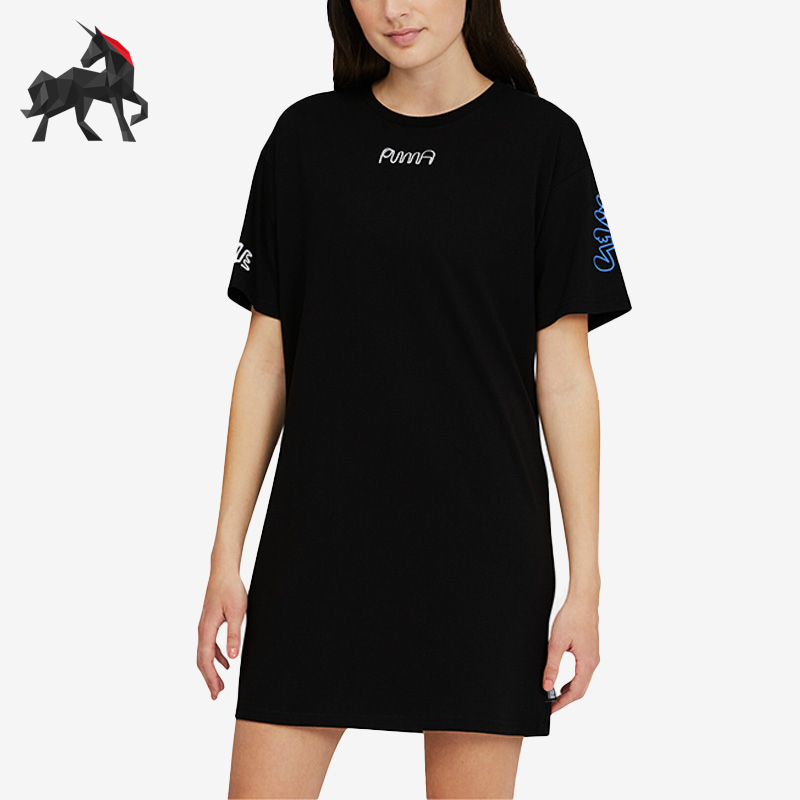 Puma/彪马正品MR DOODLE女士休闲户外经典时尚连衣裙530656-01
