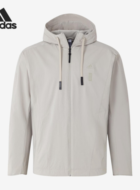 Adidas/阿迪达斯官方正品新款男士连帽休闲运动夹克外套IX4289
