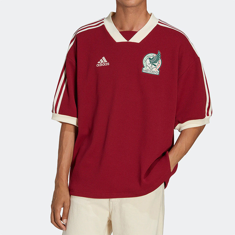 Adidas/阿迪达斯正品墨西哥队复古半袖足球夏季男子球衣 HF1445