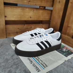 W女子低帮运动休闲板鞋 SAMBAROSE AQ1134 阿迪达斯正品 Adidas