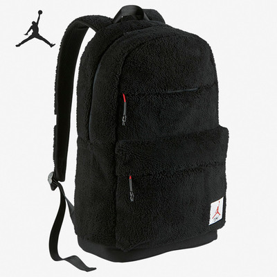 Nike/耐克正品AIR JORDAN AJ4儿童运动旅行书包毛绒双肩包HA5488
