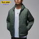 休闲运动连帽保暖梭织棉服FZ3163 JORDAN男士 351 耐克正品 Nike