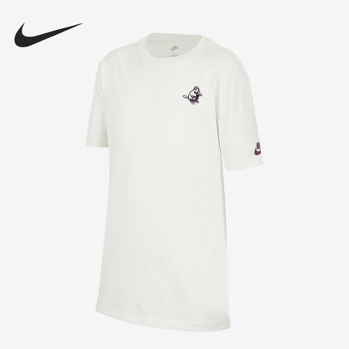 Nike/耐克正品Sportswear大童宽松简约透气经典短袖IH0830-133