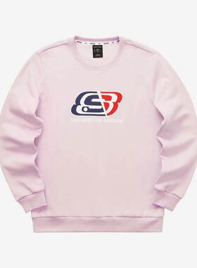 Skechers/斯凯奇正品PULLOVER 男女针织套头卫衣 L321U174