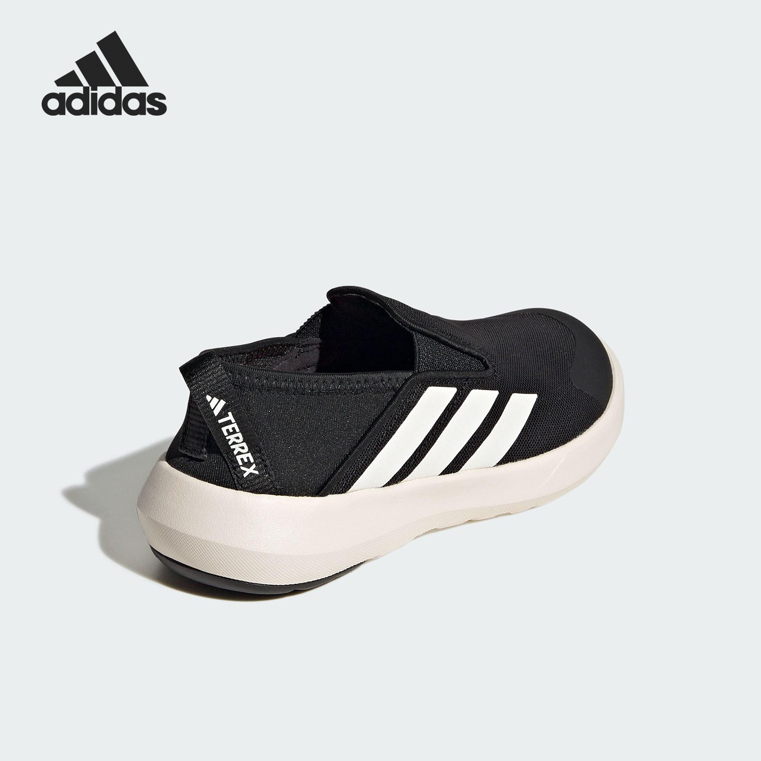 Adidas/阿迪达斯正品2024新款小童户外休闲一脚蹬运动鞋JQ6006图片