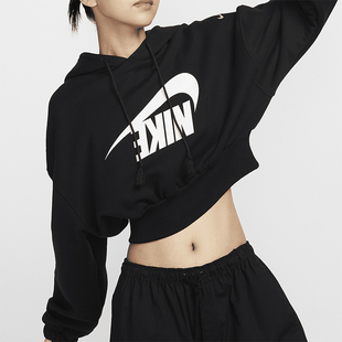 Nike/耐克正品Sportswear女士短款套头连帽卫衣FV7778-010