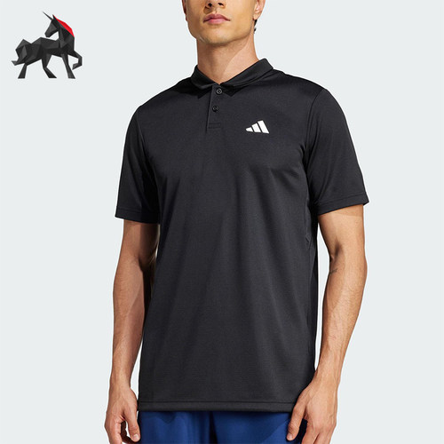 Adidas/阿迪达斯正品2025夏季款男士经典透气网球POLO衫JH3395