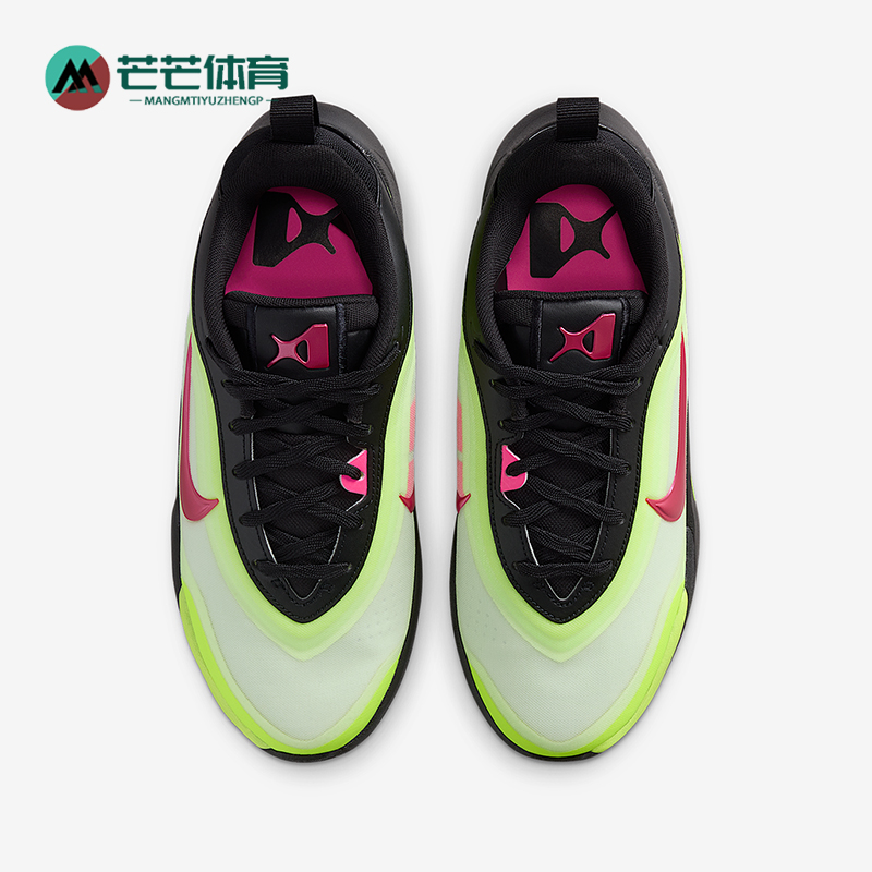 Nike/耐克正品2025夏季儿童轻盈透气网眼运动篮球鞋HQ2294-001