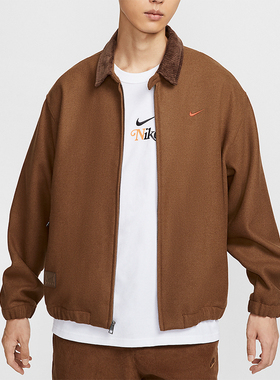 Nike/耐克正品Premium 男士梭织工装宽松运动夹克HQ4744-281