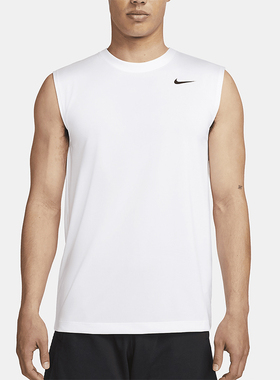 Nike/耐克正品Dri-FIT男士简约透气训练经典套头T恤DX0992-100