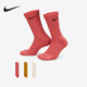 Nike 992 SX6888 耐克正品 EVERYDAY男女健身运动长袜三双装
