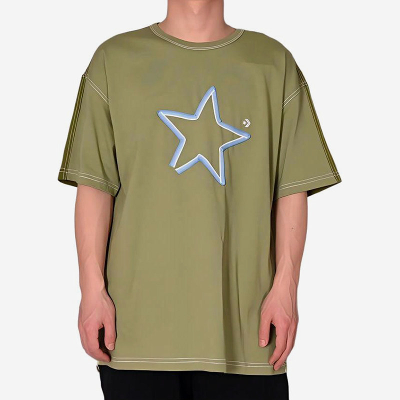 Converse/匡威正品夏季新款男子经典复古运动短袖T恤10025871-A03,运动服/休闲服装,运动T恤,淘宝优惠券,粉丝福利购,淘宝优惠卷