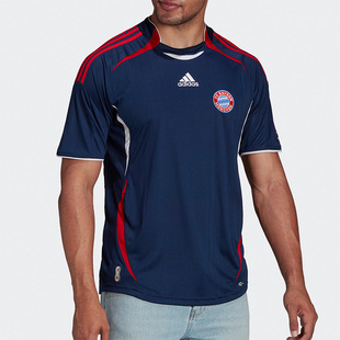 Adidas 男子拜仁足球运动训练休闲T恤H39911 阿迪达斯正品