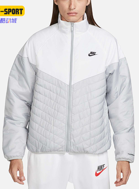 Nike/耐克正品新款男士立领拉链长袖夹克棉服FB8196-077