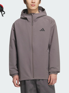 Adidas/阿迪达斯正品V SFT SHELL JK男女休闲运动连帽外套KF5227