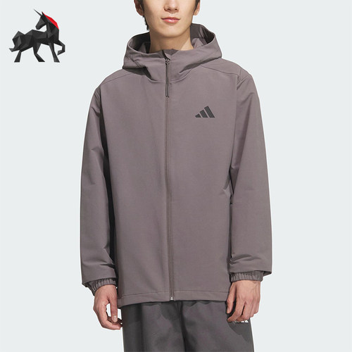 Adidas/阿迪达斯正品V SFT SHELL JK男女休闲运动连帽外套KF5227