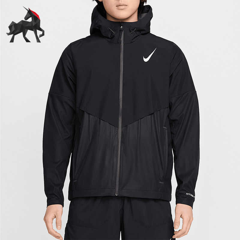 Nike/耐克正品秋冬新款男士跑步连帽户外梭织外套FZ9040-010