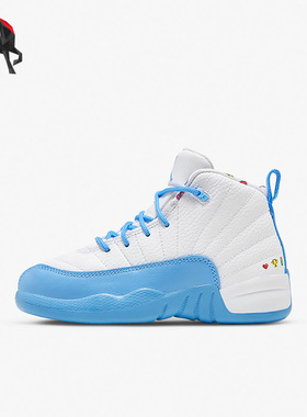 Nike/耐克正品JORDAN 12 RETRO儿童运动透气缓震篮球鞋DQ4366-114