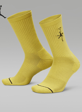 Nike/耐克正品JORDAN男女印花中筒运动袜一双装FV4054-308